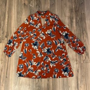 NWOT Long sleeve floral dress